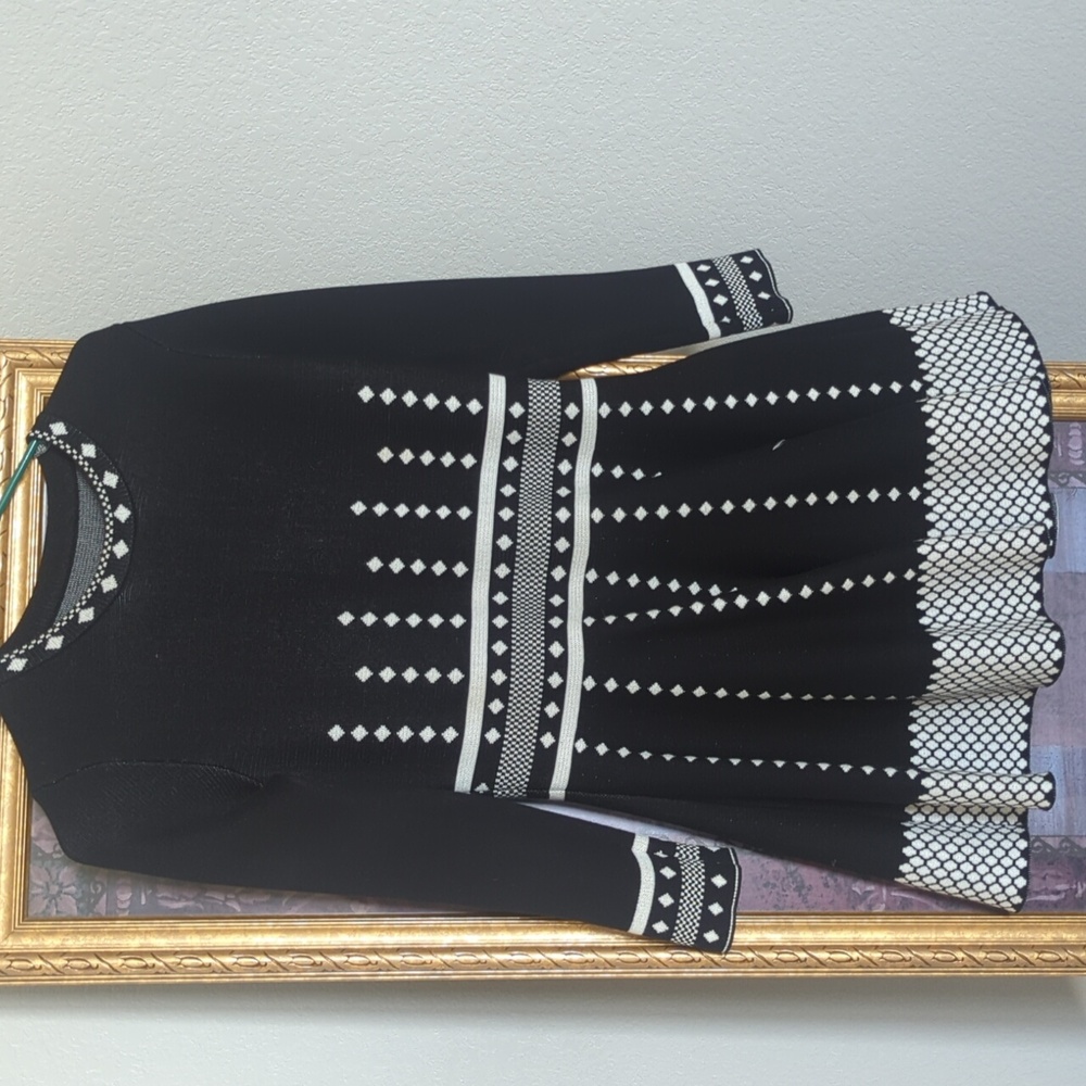 Black and white dress, size medium
